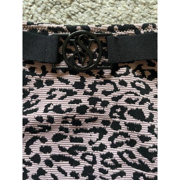 Victoria Secret Wild Wanderer High Waisted Belted Bikini Bottom Leopard Size M - Picture 4 of 7
